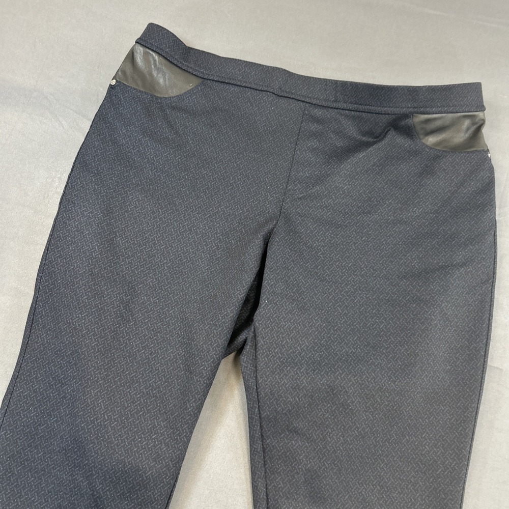 DKNY Women's‎ Navy Blue Pants Stretch Straight Leg XLarge